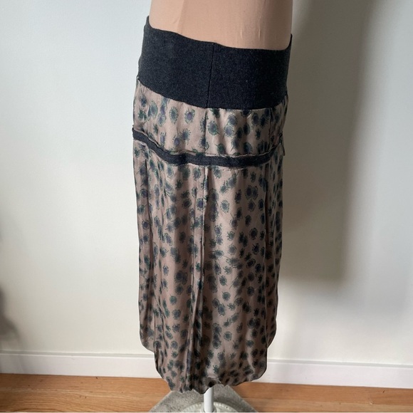 Sita Murt Cashmere Silk Viscose Floral Printed Bubble Hem Skirt EUC FR 40/US 8 - Picture 4 of 9